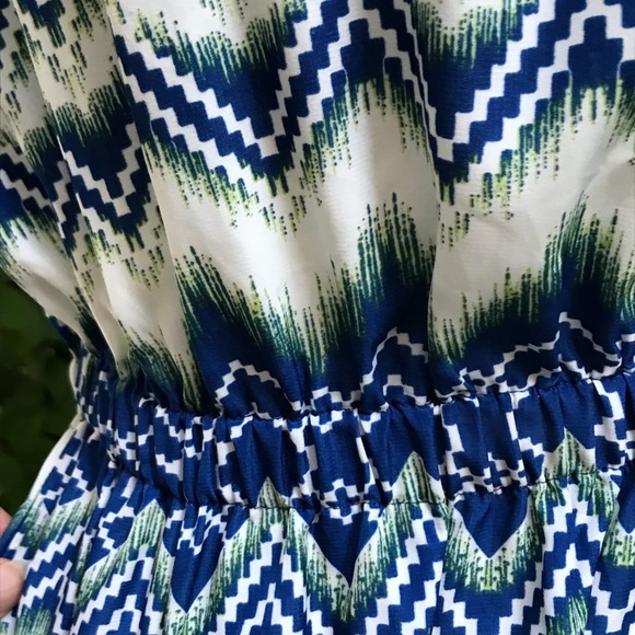 Feathers☀️Zigzag pattern dress with pockets - Picture 3 of 10